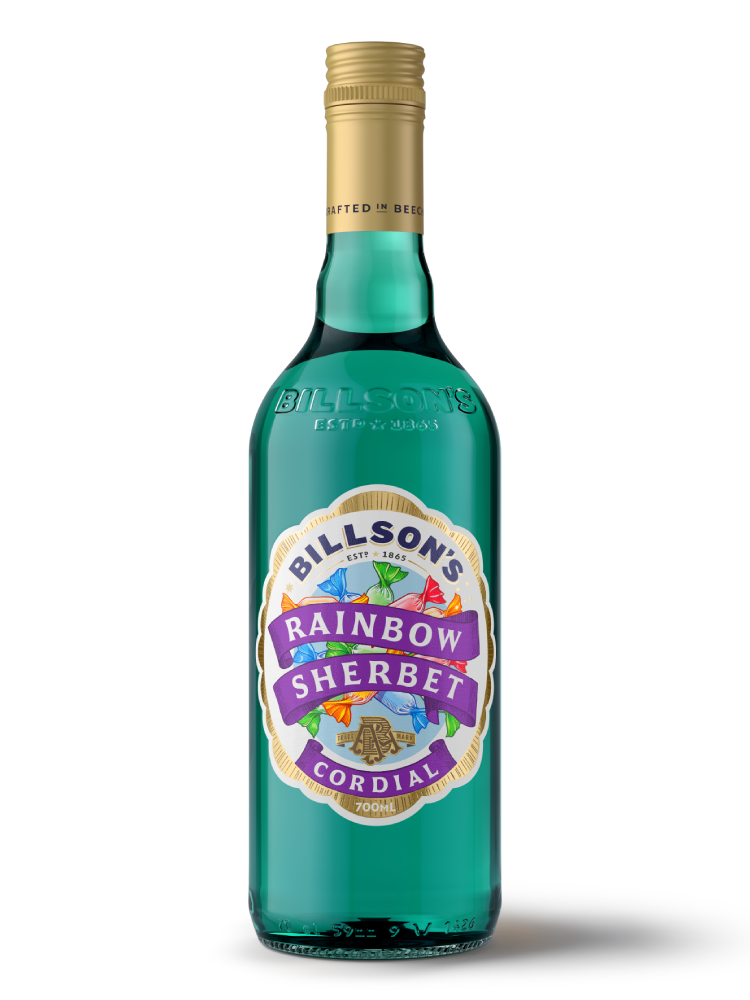 Billson's Rainbow Sherbet Cordial